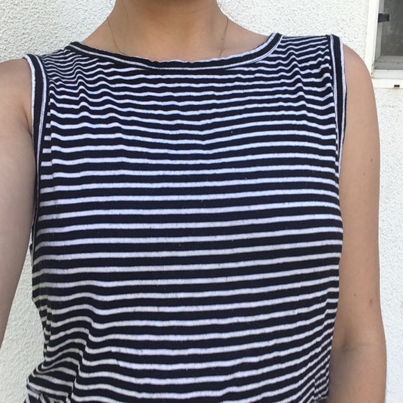 Stretchy soft striped muscle tank - Picture 3 of 5